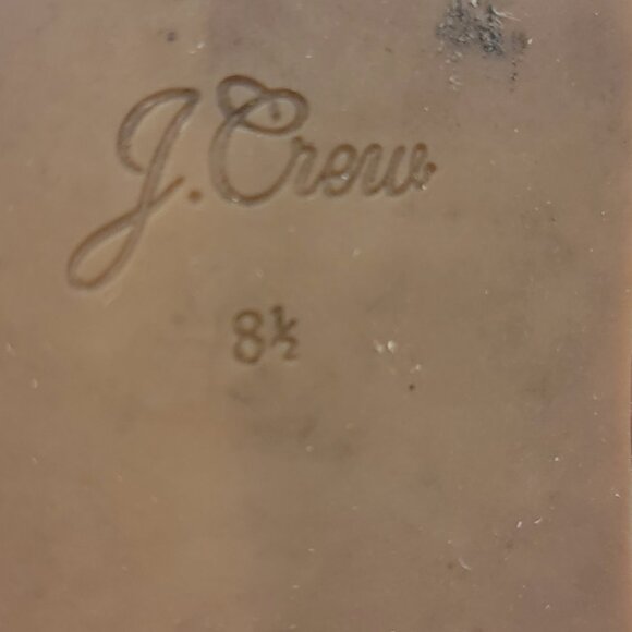 J.Crew Black Leather Platform Espadrille Sandal/Slide Style #AN868 - Picture 13 of 14